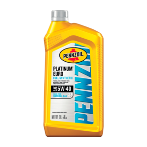 Pennzoil Platinum Euro Full Synthetic 5W-40 Motor Oil, 1 Quart
